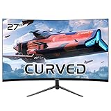 Prechen 27 Zoll Ultra-Thin Bezel Curved 165Hz/144Hz Gaming Monitor, VA,1800R,Computer...