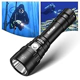 Wurkkos 1950 Lumen Tauchlampe bis 150m Tiefe, Tauchen Taschenlampe mit SST40 LED. IPX8...