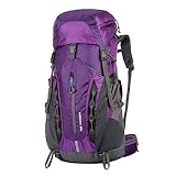 Trekkingrucksack 60L Leichtes Wandern Rucksack,Multifunktions Wasser-resistent Casual...