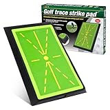 ALLOMN Golfschwungmatte, Golf-Schlagmatte mit Rutschfester Gummiunterlage Tragbare...