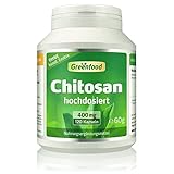 Greenfood Chitosan, 400 mg, hochdosiert, 120 Kapseln - gut für den Cholesterinspiegel....