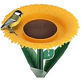 WILDLIFE FRIEND I Trink und Futterblume, Vogeltränke stehend für Wildvögel 60cm I...