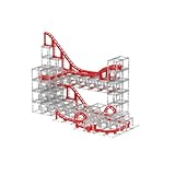 DesignNest MagnetCubes Untersetzer-Würfel, Kugelbahn – 168-teilig, Achterbahn-Bauset,...