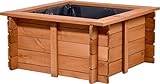 dobar 29236FSCe Hochteich Square - Gartenteich aus robustem Holz - Miniteich für...