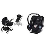 CYBEX Balios S 2-in-1 Kinderwagen & Babyschale Aton 5, Inkl. Neugeboreneneinlage, Ab...