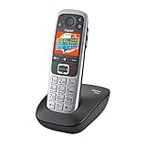 Gigaset E560 - Schnurloses Senioren DECT-Telefon - Notruftaste für 4 SOS-Nummern,...