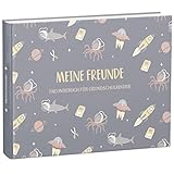 mintkind® „Meine Schulfreunde“ Freundebuch Schule Mädchen & Jungen Weltraum Design |...