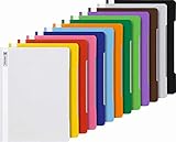 Brunnen Schnellhefter A4, Polypropylen, farblich sortiert, transparenter Deckblatt, 13...
