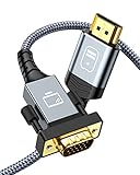 SNOWKIDS HDMI auf VGA Kabel 1,8M HDMI zu VGA Kabel Full HD1080P@60Hz Vergoldet &...