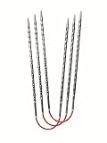 Addi AD7702030-02.50 Stricknadelspiel, Silber, 2.5 mm, 3 Count