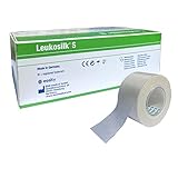 1x Leukosilk S 2,5cm x 9,2m Fixierpflaster Rollenpflaster Pflaster Sensitiv von BSN...