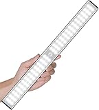 MOSTON Schrankleuchten mit Bewegungsmelder 78 LED USB Wiederaufladbar Magnetisch...