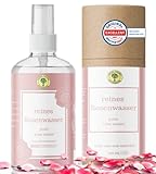 GRÜNE VALERIE® Rosenwasser Spray - XXL 300 ML - für eine reine Haut - Gesichtswasser...