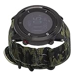 Pssopp Smartwatch, LCD-Display, Edelstahl, Silikon, Wasserdicht,...