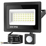 kolpop Led Strahler mit Bewegungsmelder Außen, 30W 3000LM Led Fluter mit Bewegungsmelder...