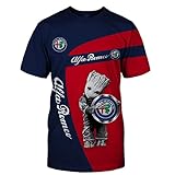 Lässiges Kurzarm-Sommer-T-Shirt für Erwachsene Herren lockerer Athleisure-Halbarm mit...