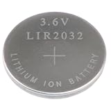 Kraftmax LIR2032 Knopfzellenakku CR2032 Akku 3.6V / Li-Ion / 2032 Backup Zelle/Batterie...