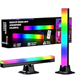 Smart Spiegel LED Lightbar, 3D Bluetooth RGBIC LED TV Hintergrundbeleuchtung, APP&Remote...