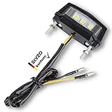 Binego® Motorrad Quad LED Kennzeichenbeleuchtung E Geprüft Nummernschildbeleuchtung Mini...