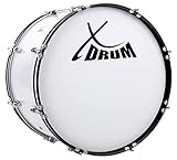 XDrum MBD-226 Marsch Bass Trommel, Fußball Pauke 26' x 12' (10,5 kg, 4 Ösen,...