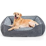 JOEJOY Hundebett Grosse Hunde, Hundekorb Flauschig, Hundebett Waschbar, Weiche Plüsch...