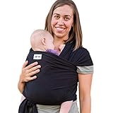 Sleepy Wrap Babytrage Neugeborene ab Geburt bis 15 kg - Freihändige Baby Trage,...