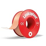 Leukoplast Rollenpflaster, medizinisches Tape zur Wundauflagen-Fixierung, 1,25 cm x 5 m, 1...
