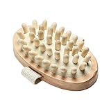 Anti -Cellulite -Massagebürste Holz Duschkörper Schlampe Pinsel Muskel Entspannen Sie...