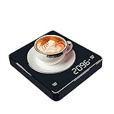 OUSIKA szc Gewichtswaage 3 kg/0,1 Digitalwaage mit Timer Schwarzer Spiegel Basic...