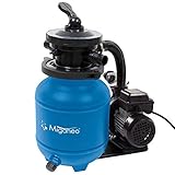 Miganeo Sandfilteranlage Speed Clean Dynamic 7000 - Blau | Pumpenleistung 6.300 l/h |...