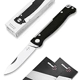 Böker Plus Atlas Messer - kleines Slipjoint Taschenmesser - Klappmesser mit Metall Griff...
