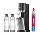 SodaStream Wassersprudler DUO Vorteilspack mit 1x Quick-Connect CO2-Zylinder, 2x 1L...