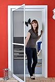 Premium Slim PLUS Fliegengitter für Tür bis max. 113 x 233 cm | mit Fiberglasgewebe -...