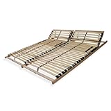 Sleepneo Lattenrost 180x200, Kopfteil verstellbar, Ergonomischer 7 Zonen Lattenrost,...