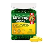 Moller’s ® | Lebertran Kapseln | Omega-3-Fettsäuren DHA & EPA, Enthält Vitamin A, D &...