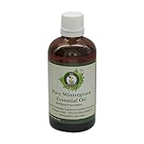 R V Essential Reines Wintergreen Ätherische Öl 100ml (3.38 Unzen) - Gaultheria...