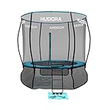 HUDORA Fantastic Complete Trampolin - Trampolin Outdoor mit Sicherheitsnetz, Leiter,...