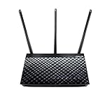 Asus DSL-AC750 Wireless Modem Router 2,4/5 GHz, Dual Band 802.11, ADSL und VDSL mit 100...