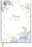 Notizbuch A5 liniert [Time to grow] von Trendstuff by Häfft | 124 Seiten, 62 Blatt |...