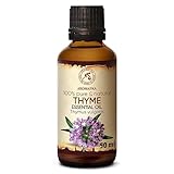 Thymianöl 50ml - 100% Reine & Natürliche Ätherisches Thymian Öl - Thymus Vulgaris Oil...