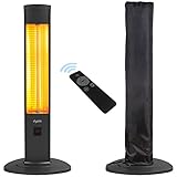 Dysis 2000 Watt Stand Heizstrahler mit Wasserdicht Schutzhülle, 4 Heizstufen mit...