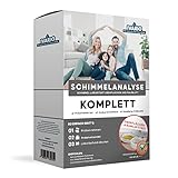 IVARIO Schimmeltest Komplett, Experten-Komplettanalyse im Labor für Schimmelpilze auf...