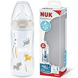 NUK First Choice+ Babyflaschen | 6-18 Monate | Anti-Colic-Ventil | BPA-frei | 300 ml |...