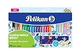 Pelikan 818087 Fasermaler Colorella Star C302, 24 Farben: 18 kräftige + 6 zarte...