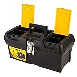 Stanley Werkzeugbox Millenium (16 Zoll, mit herausnehmbarer Ablage, zwei Organizern,...