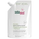 Sebamed Flüssig Oliven Wasch-Emulsion Nachfüllbeutel, mit Olive und Panthenol,...