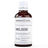 wesentlich. Melissenöl - ätherisches Öl - 100% naturrein (Glasflasche) - u.a. für...