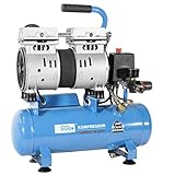 Güde 50133 Kompressor Airpower 105/8/6 SILENT (550W mit Direktgetrieben, 6l Kesselinhalt,...