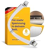 Haveable® Bettlakenspanner verstellbar (8 Stück) für alle Matratzengrößen - Premium...