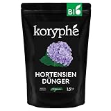 Koryphé Hortensiendünger 1,5kg - Biologischer & veganer Pflanzendünger I...